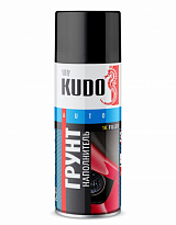 KUDO KU-2203 Грунт-наполнитель 1K автомобильный акриловый черный 520мл 1/6шт